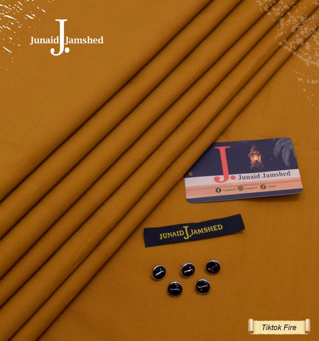 J. Junaid Jamshaid Online All Season Wash & Wear Boski For Men TikTok Fire