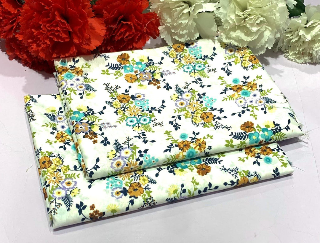 Micro Polo Cotton 2pcs Suit Spring Meadow Bloom