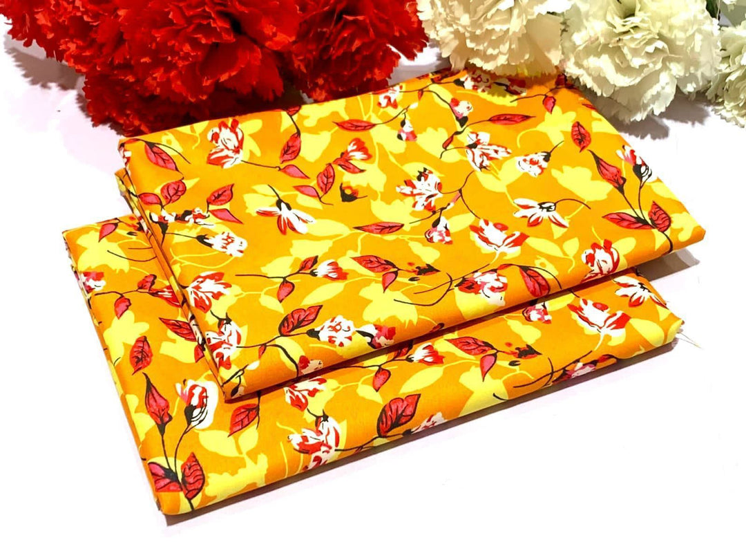 Micro Polo Cotton 2pcs Suit Sunlit Petals