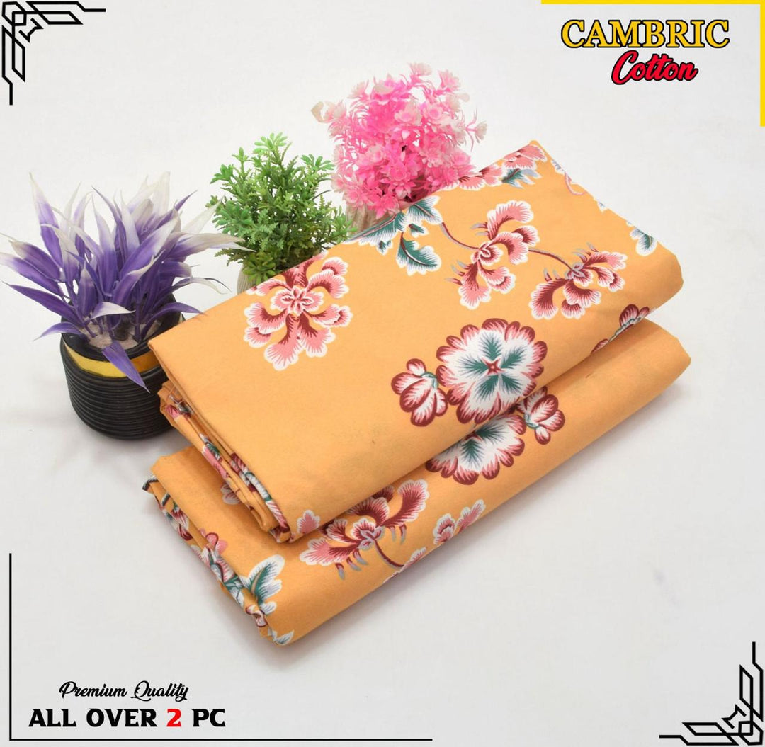 Micro Polo Cotton 2pcs Suit Golden Blossom