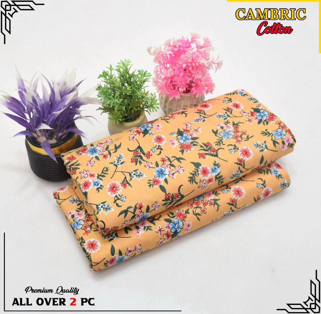 Micro Polo Cotton 2pcs Suit Golden Garden