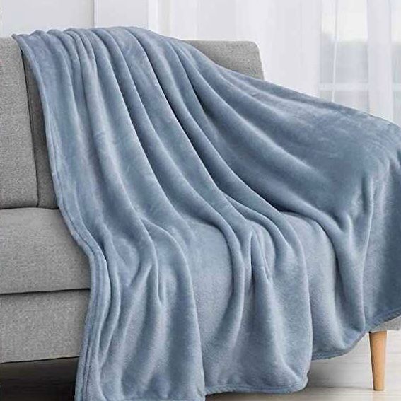 Export Quality Flees AC Blanket Silver Mist