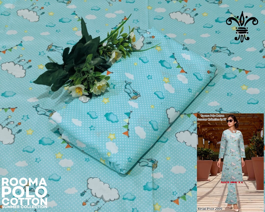 Micro Polo Cotton 2pcs Suit Bohemian Noir Bloom
