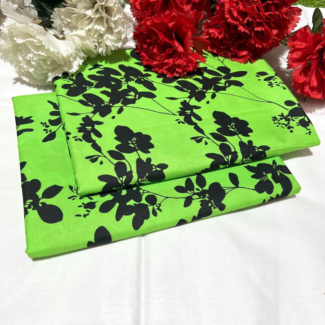 Micro Polo Cotton 2pcs Suit Forest White Bloom