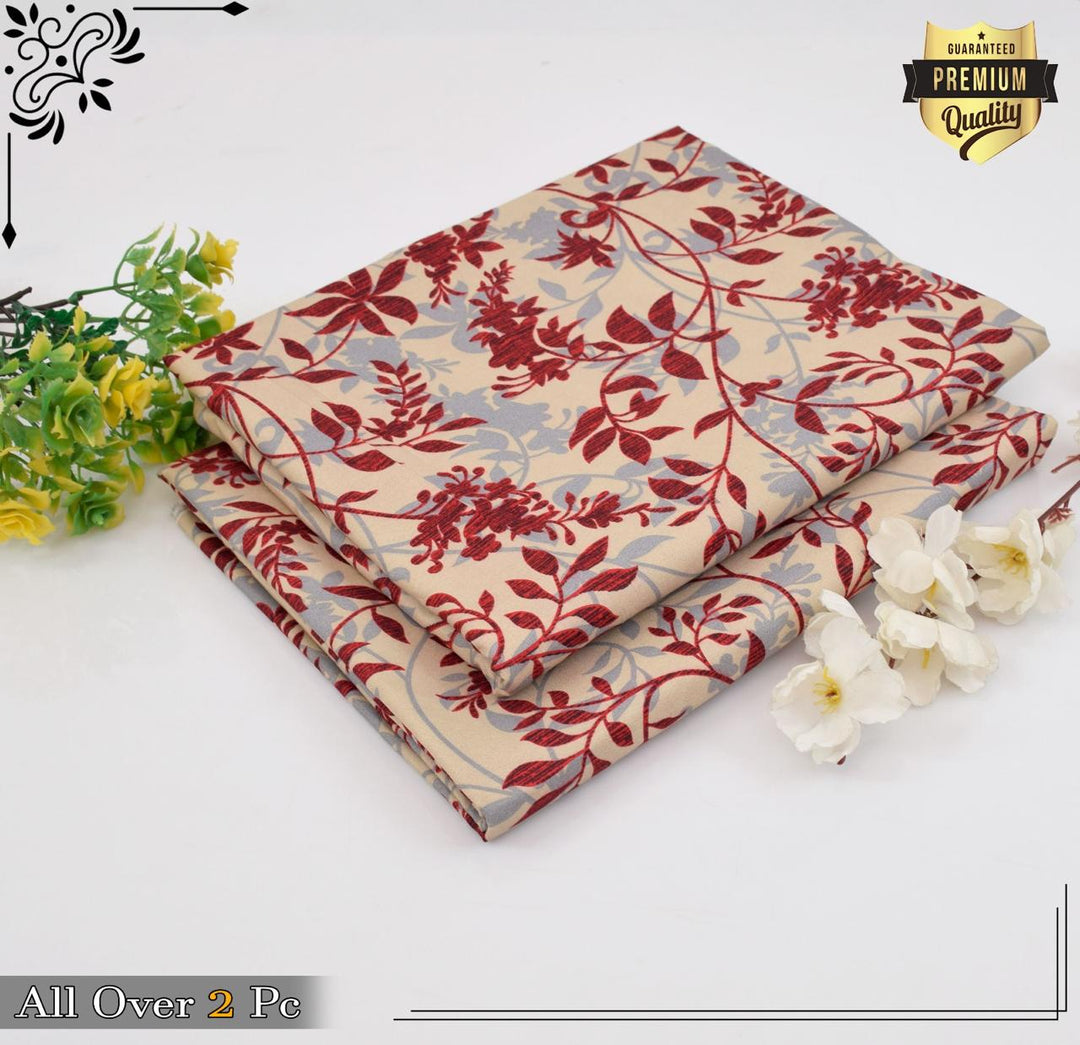 Micro Polo Cotton 2pcs Suit Rustic Berry Bloom