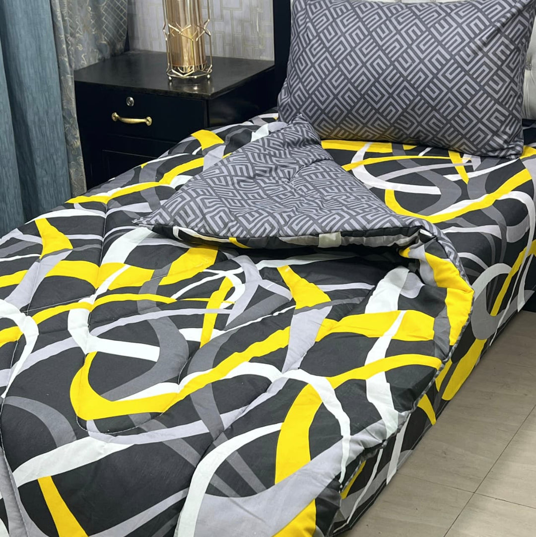 Single Bed Razai Set 3pcs AYRZS-00130