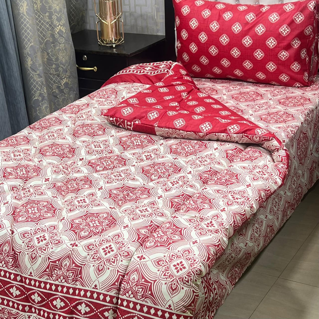 Single Bed Razai Set 3pcs AYRZS-00133
