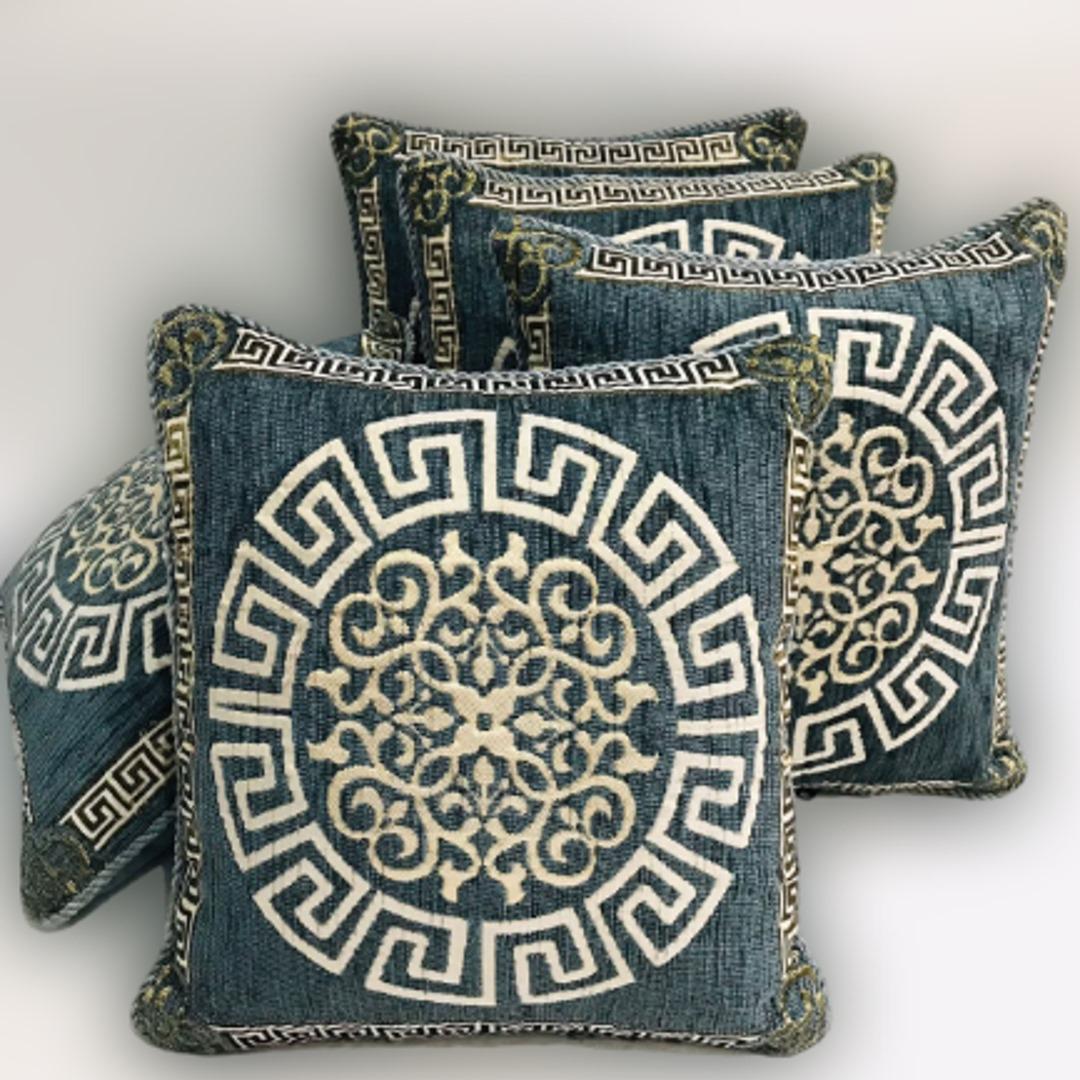 Luxury Velvet Jacquard Cushion Covers Pack of 5 AYCSH-00908