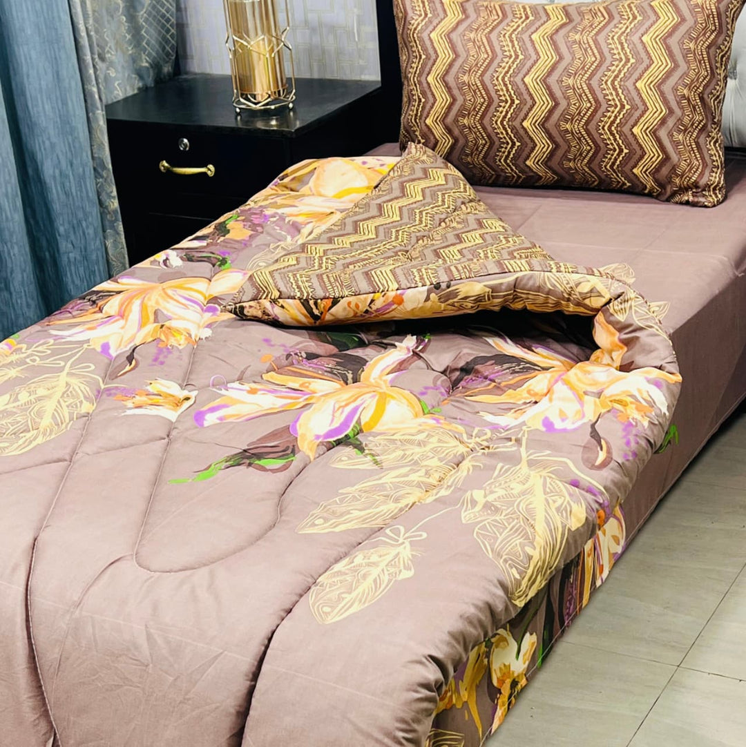 Single Bed Razai Set 3pcs AYRZS-00128