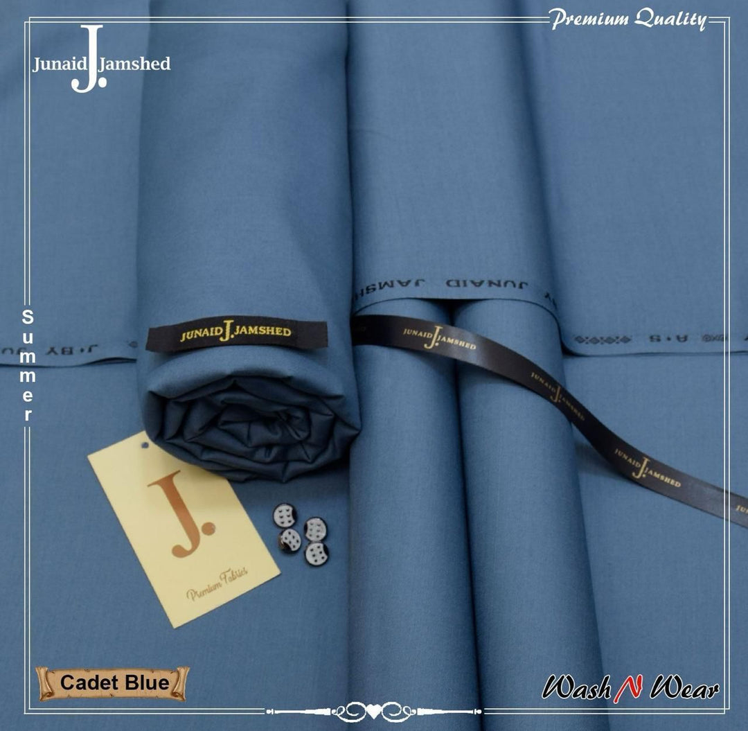 Four season Wash & Wear by J. Junaid Jamshaid Online Cadet Blue