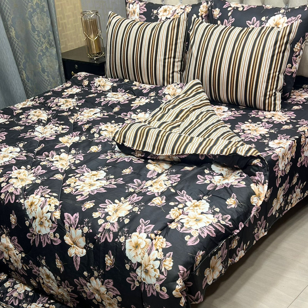 Luxury 6pcs Double Razai Set Cotton Stuff 00135