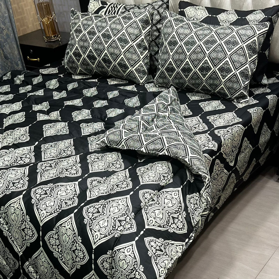 Luxury 6pcs Double Razai Set Cotton Stuff 00147