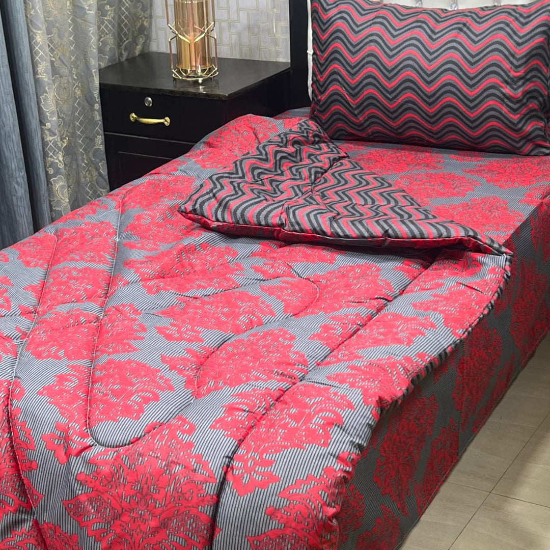 Single Bed Razai Set 3pcs AYRZS-00126