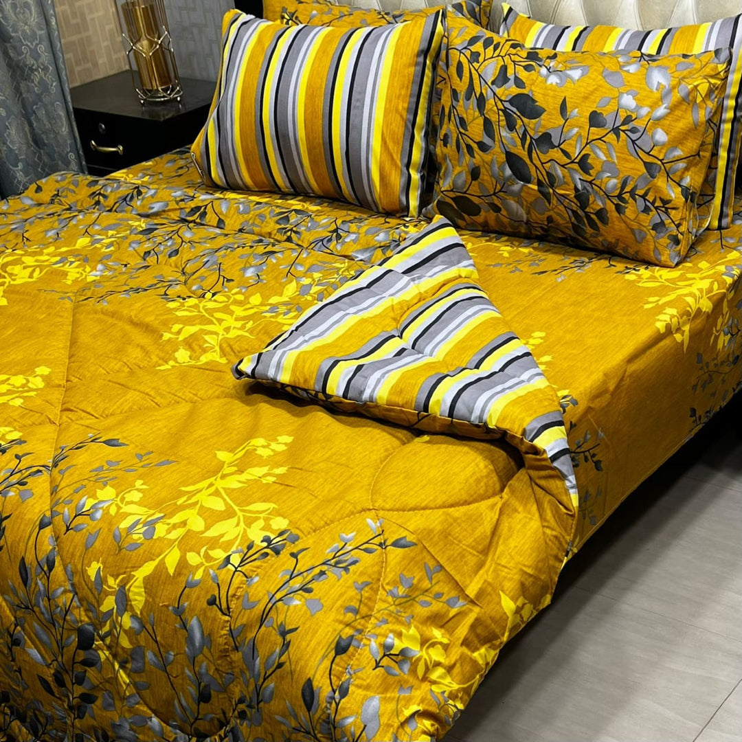 Luxury 6pcs Double Razai Set Cotton Stuff 00131