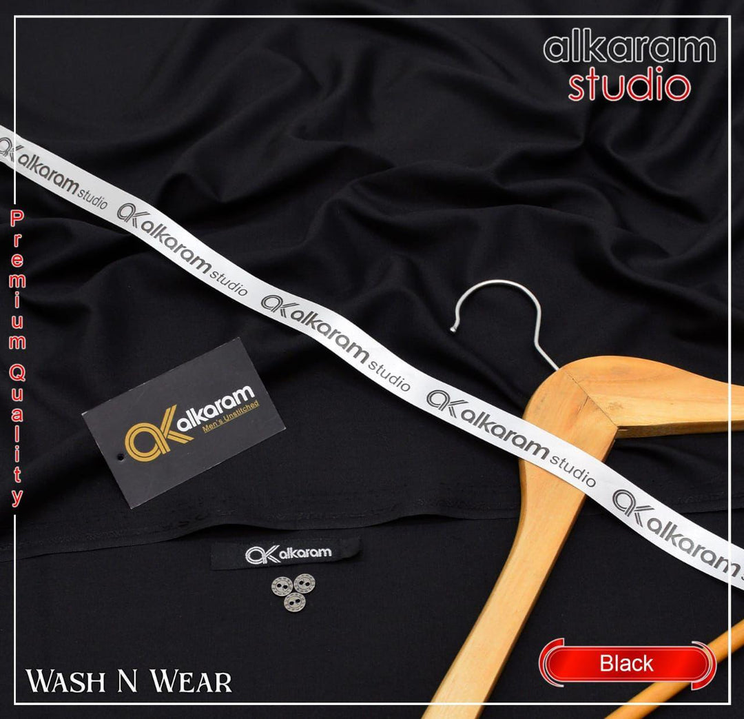 Luxury Carnivals Men Suit Wash n Wear Boski Unstitched Fabric Alkaram Studio 00901