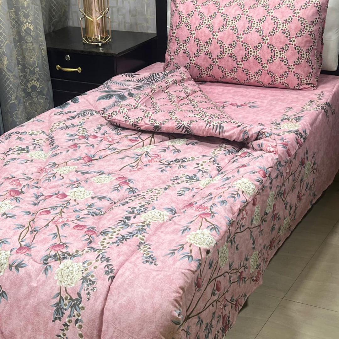 Single Bed Razai Set 3pcs AYRZS-00132