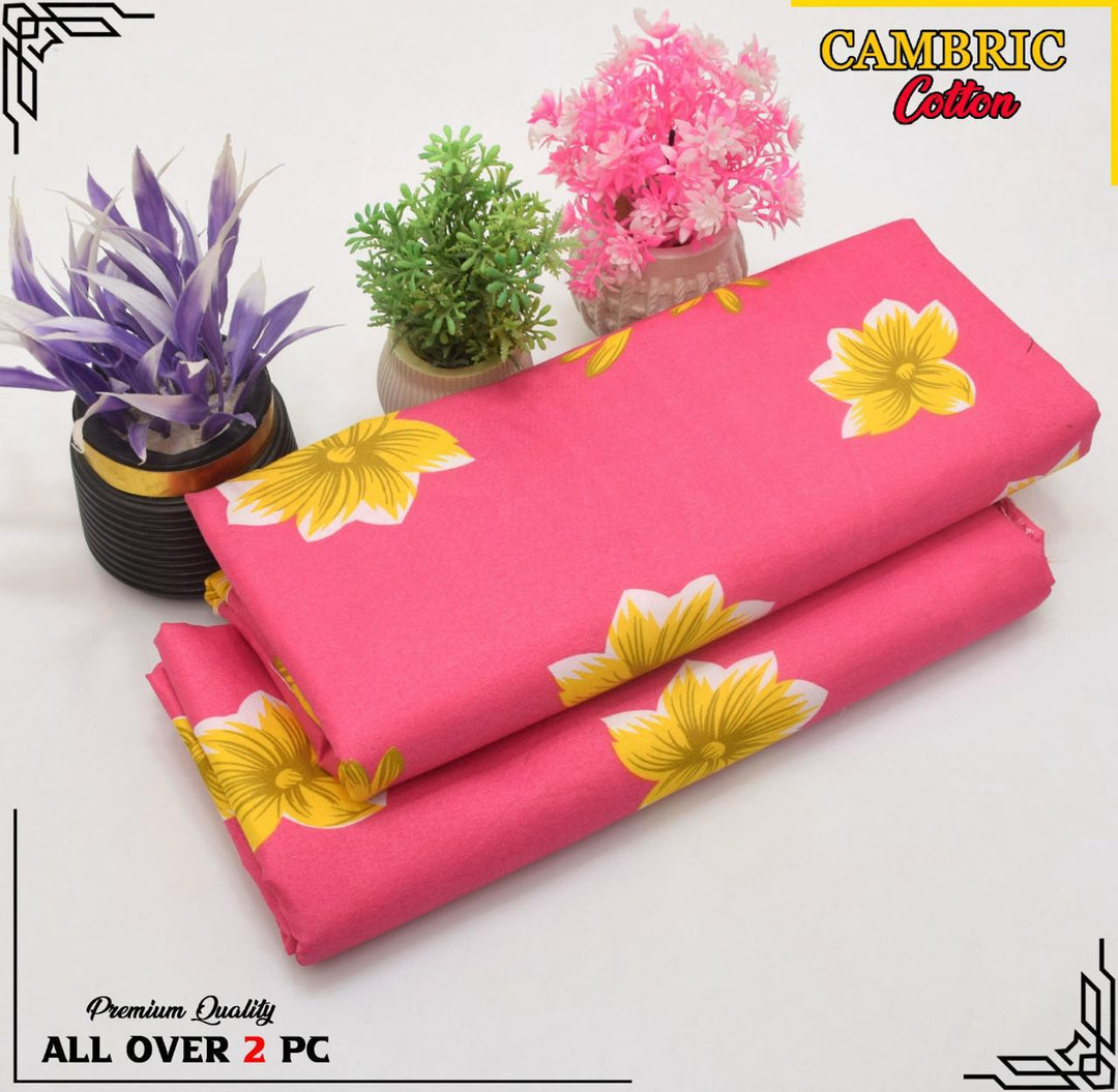 Micro Polo Cotton 2pcs Suit Pink Gold Rose