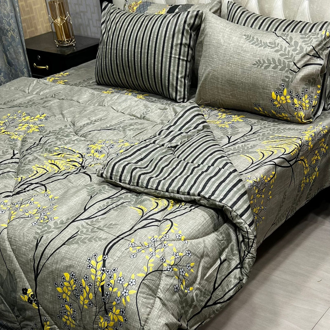 Luxury 6pcs Double Razai Set Cotton Stuff 00132