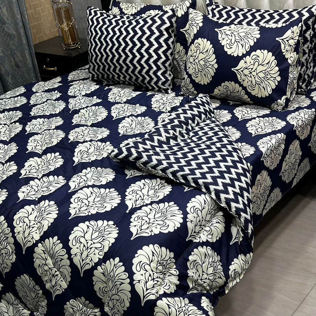 Luxury 6pcs Double Razai Set Cotton Stuff 00120
