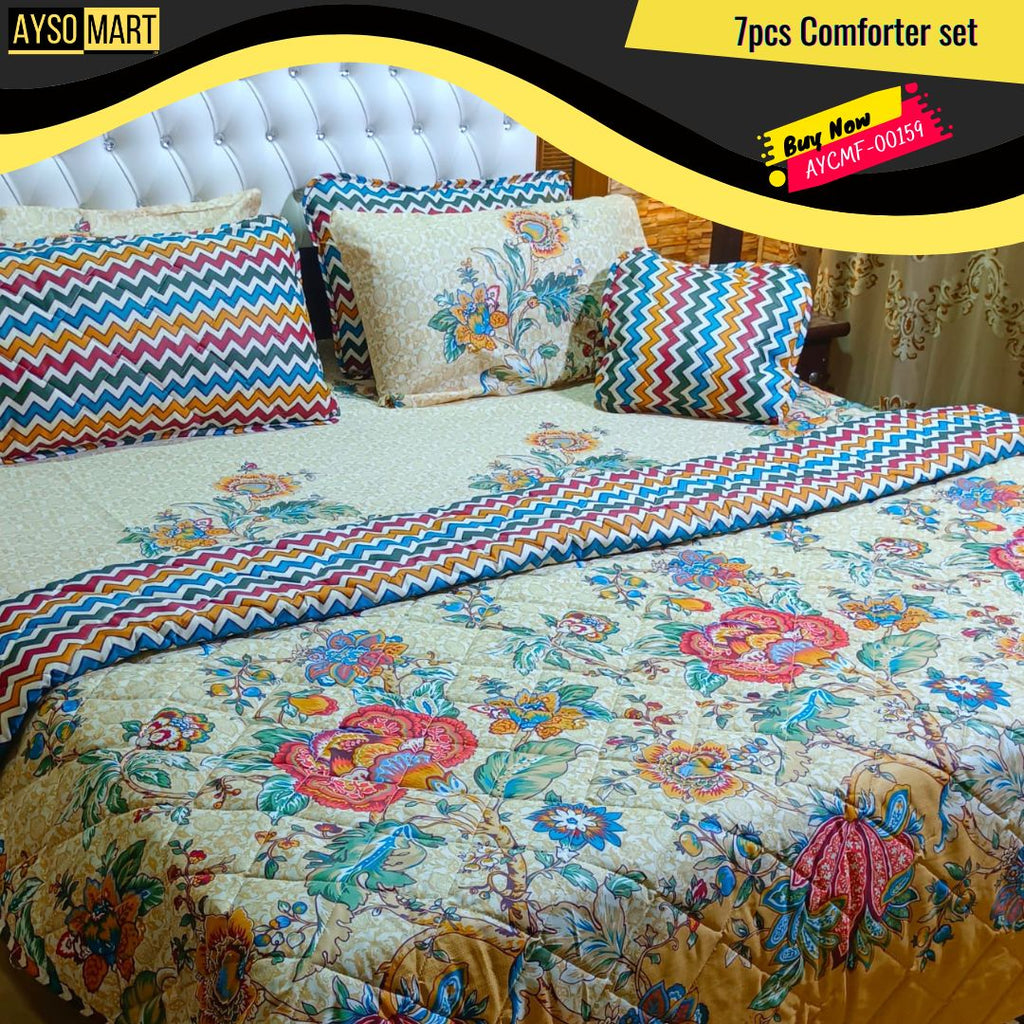 7pcs Comforter Set AYCMF-00159