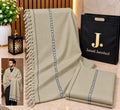J. Junaid jamsheed Premium Men wool Shawl Camel AY00908