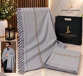 J. Junaid jamsheed Premium Men wool Shawl Grey AY00904
