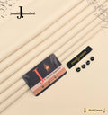 J. Junaid Jamshaid Online All Season Wash & Wear Boski For Men Rich Cream