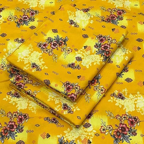 Micro Polo Cotton 2pcs Suit yellow Jewels FLRL