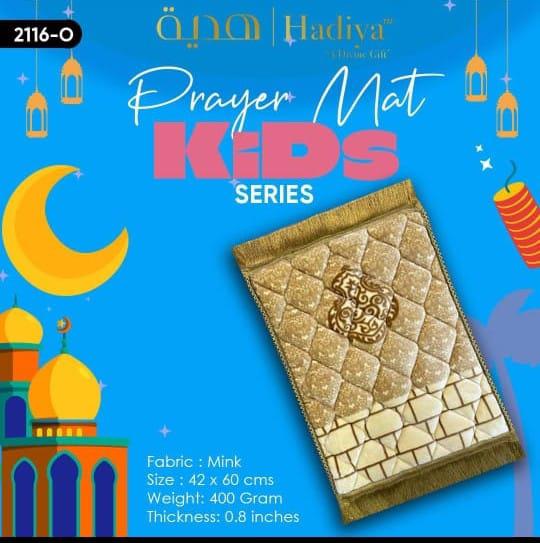 Export Quality Velvet Foam Prayer Mat Jainamaz for kids HD009901