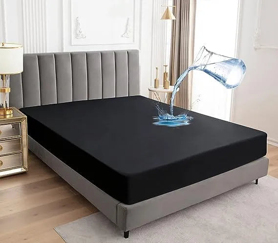 Terry Cotton Fitted Style Waterproof Mattress Protector Cover