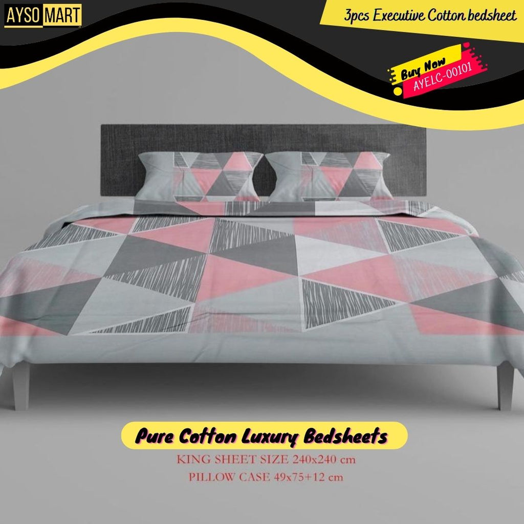 Luxury bed sheet Pure cotton Executive Stuff AYELC-00101