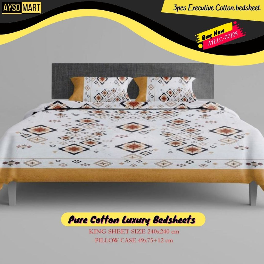 Luxury bed sheet Pure cotton Executive Stuff AYELC-00109