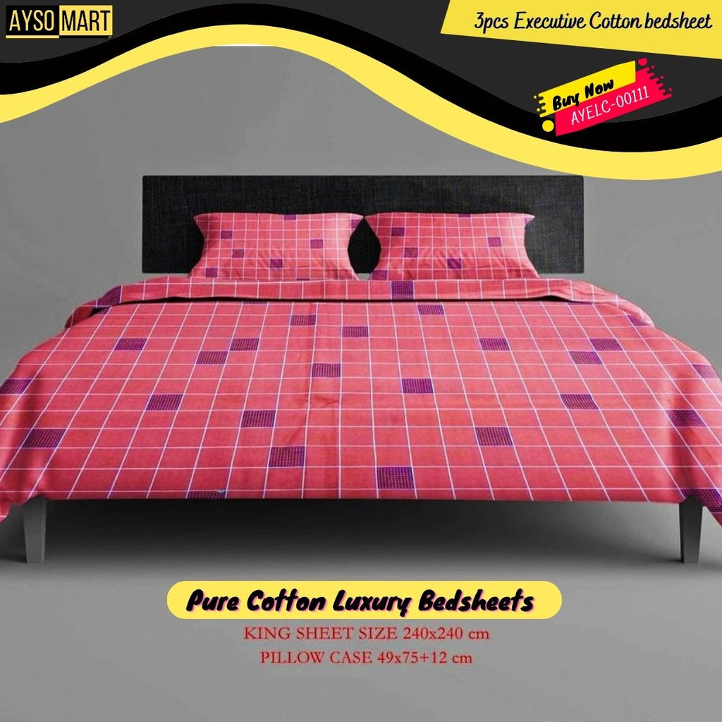 Luxury bed sheet Pure cotton Executive Stuff AYELC-00111