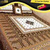4Pcs 3D Panel Bedsheet Luxury King Size Bedsheets AYPN-00119