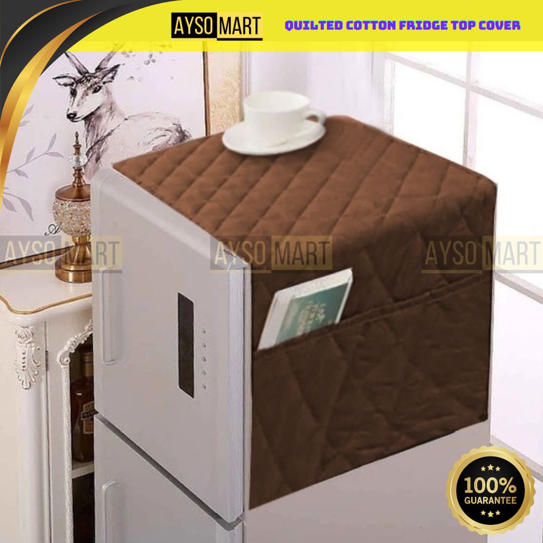 Quilted Cotton Fridge Top Cover