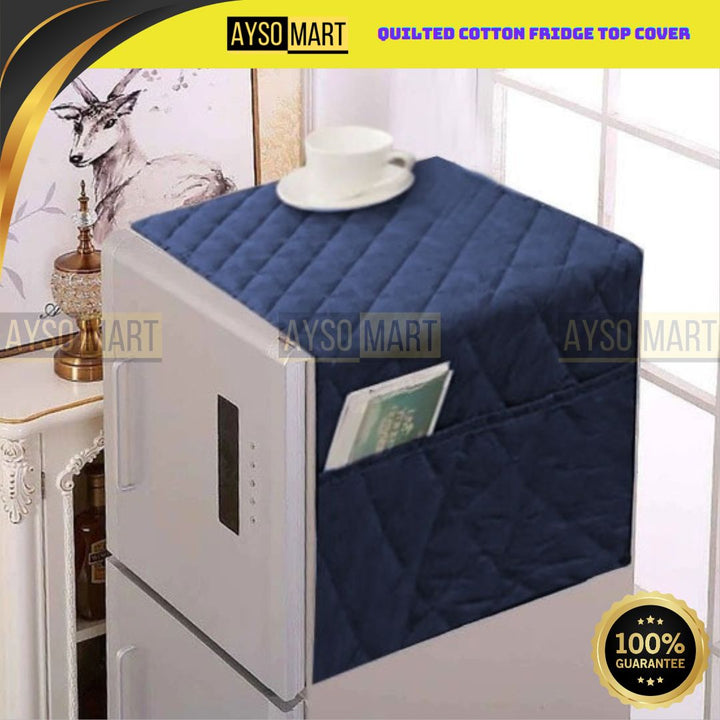 Quilted Cotton Fridge Top Cover