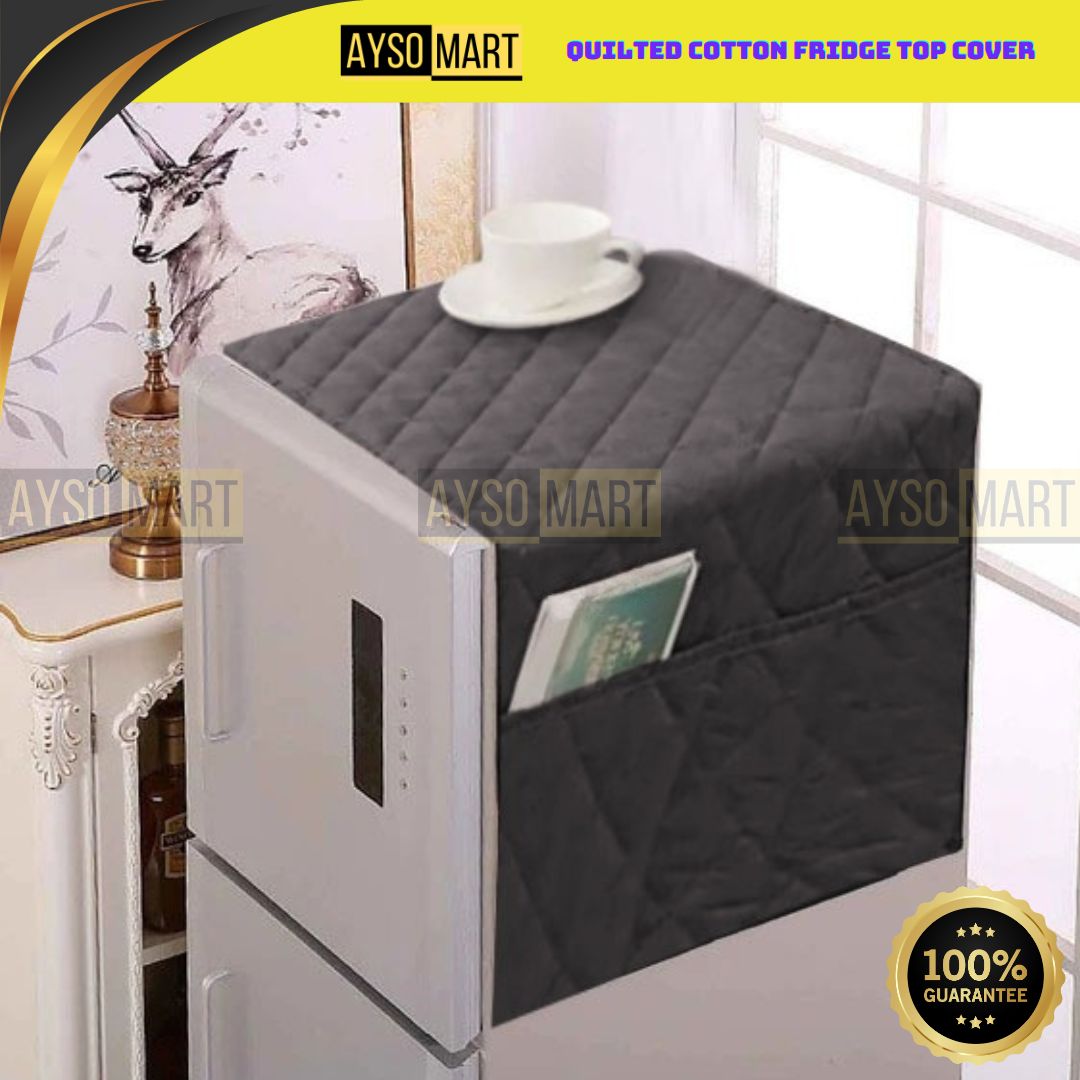 Quilted Cotton Fridge Top Cover