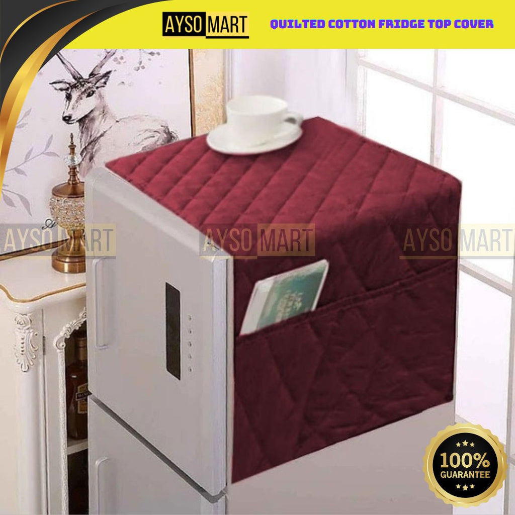 Quilted Cotton Fridge Top Cover
