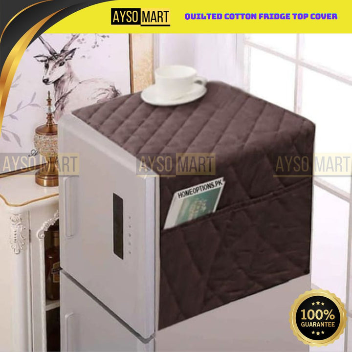 Quilted Cotton Fridge Top Cover