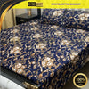 3D Leather Crystal Cotton Bedsheet AM3D-00244