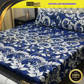 3D Leather Crystal Cotton Bedsheet AM3D-00299