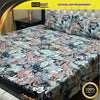 3D Leather Crystal Cotton Bedsheet AM3D-00247