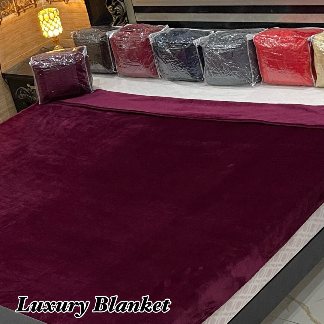 Luxury Export Quality Plain AC Blanket Purple