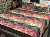 3D Leather Crystal Cotton Bedsheet AM3D-00304