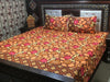 3D Leather Crystal Cotton Bedsheet AM3D-00307