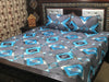 3D Leather Crystal Cotton Bedsheet AM3D-00306