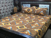 3D Leather Crystal Cotton Bedsheet AM3D-00312