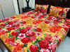 3D Leather Crystal Cotton Bedsheet AM3D-00336