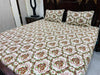 3D Leather Crystal Cotton Bedsheet AM3D-00337