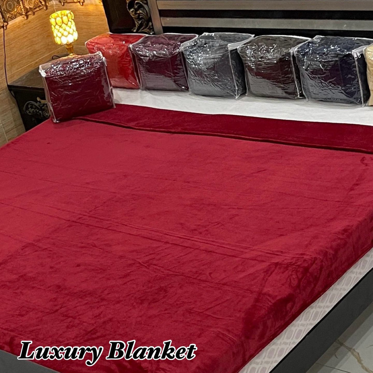 Export Quality Flees AC Blanket Crimson Embrace